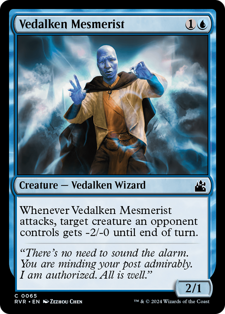 Vedalken Mesmerist [Ravnica Remastered] | Jomio and Rueliete's Cards and Comics