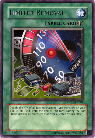 Limiter Removal [CP01-EN007] Rare | Jomio and Rueliete's Cards and Comics