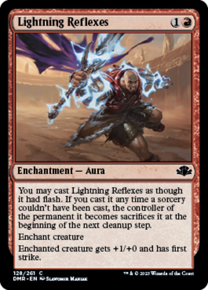 Lightning Reflexes [Dominaria Remastered] | Jomio and Rueliete's Cards and Comics