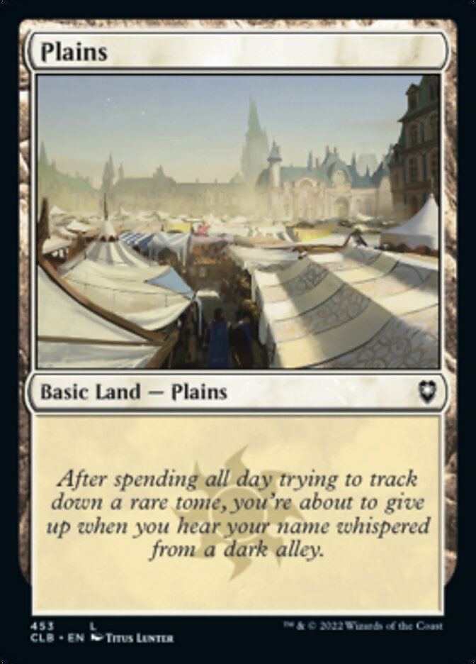 Plains (453) [Commander Legends: Battle for Baldur's Gate] | Jomio and Rueliete's Cards and Comics