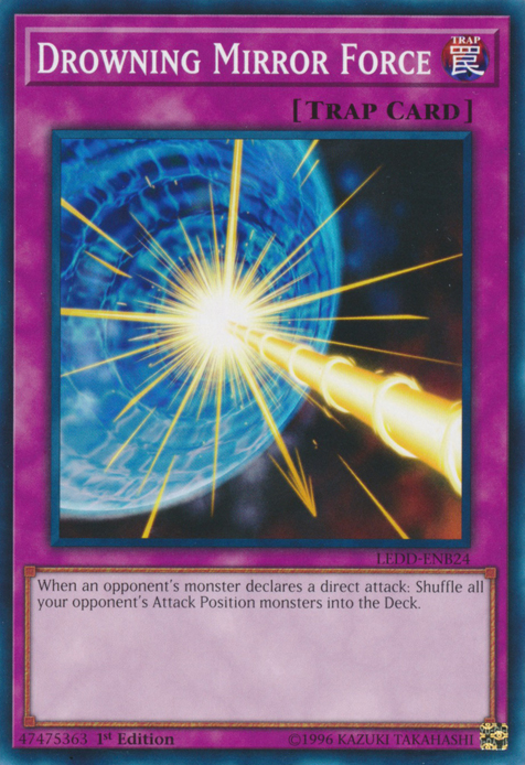 Drowning Mirror Force [LEDD-ENB24] Common | Jomio and Rueliete's Cards and Comics