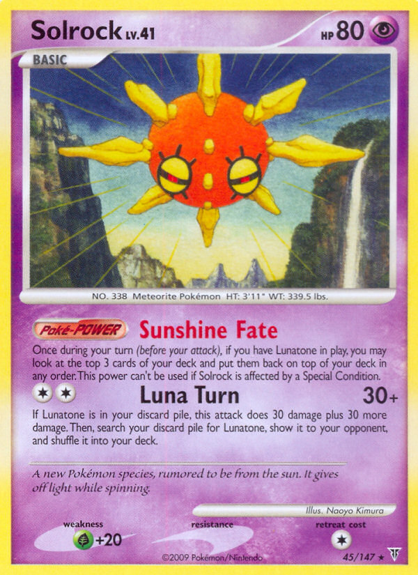 Solrock (45/147) [Platinum: Supreme Victors] | Jomio and Rueliete's Cards and Comics