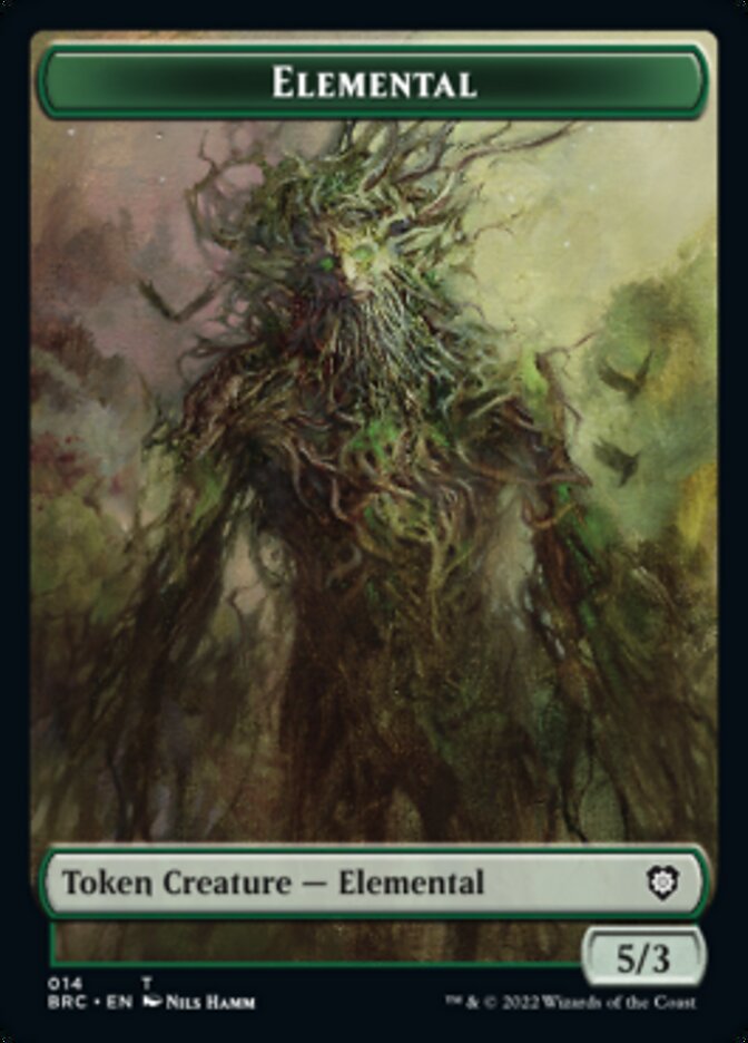 Powerstone // Elemental Double-Sided Token [The Brothers' War Tokens] | Jomio and Rueliete's Cards and Comics