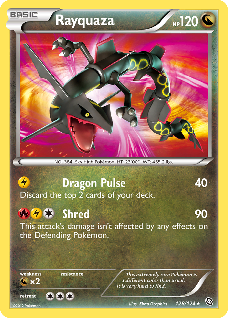Rayquaza (128/124) [Black & White: Dragons Exalted] | Jomio and Rueliete's Cards and Comics