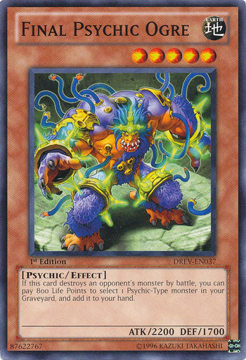Final Psychic Ogre [DREV-EN037] Common | Jomio and Rueliete's Cards and Comics