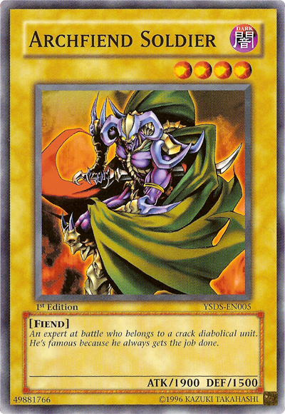 Archfiend Soldier [YSDS-EN005] Common | Jomio and Rueliete's Cards and Comics