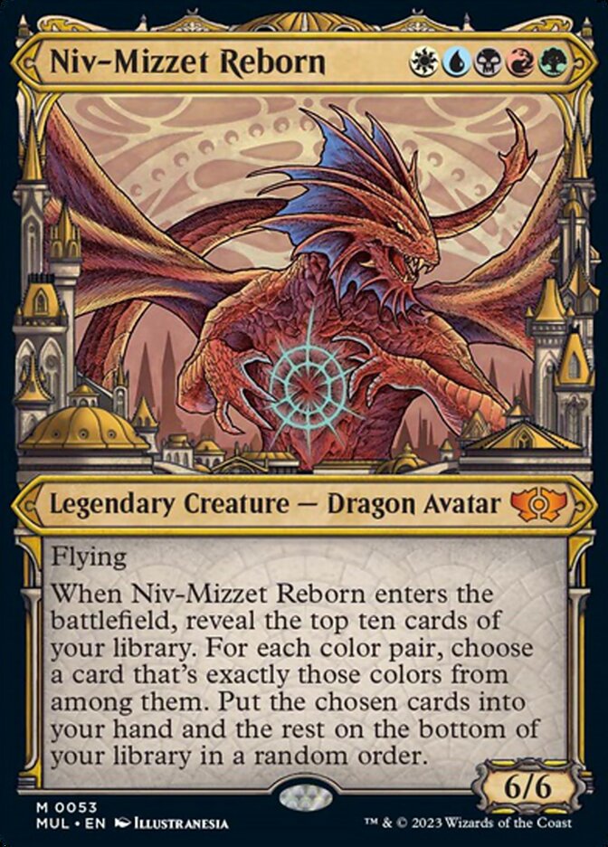 Niv-Mizzet Reborn [Multiverse Legends] | Jomio and Rueliete's Cards and Comics