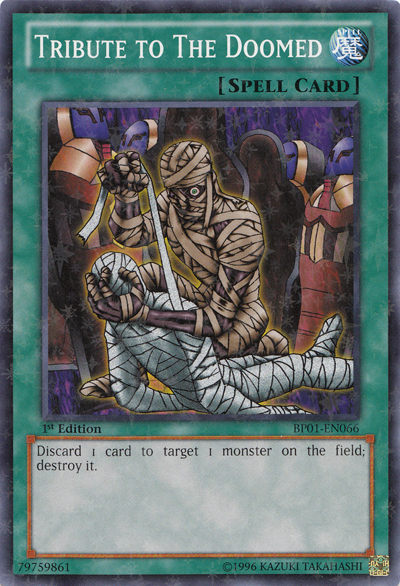 Tribute to the Doomed [BP01-EN066] Starfoil Rare | Jomio and Rueliete's Cards and Comics