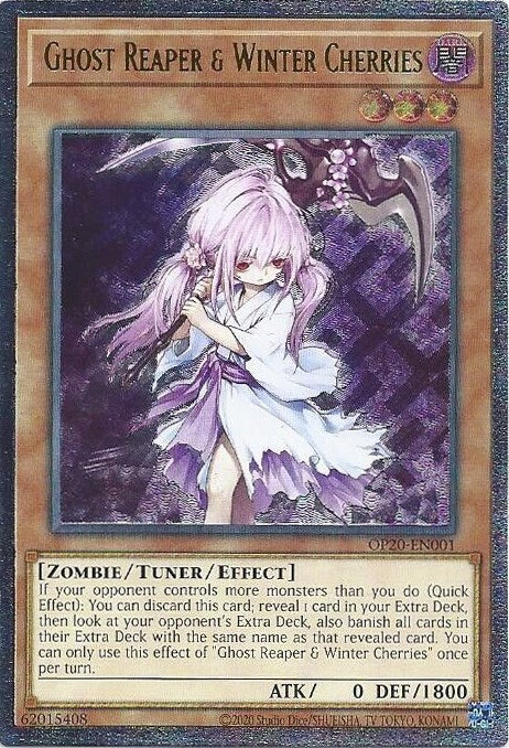 Ghost Reaper & Winter Cherries [OP20-EN001] Ultimate Rare | Jomio and Rueliete's Cards and Comics