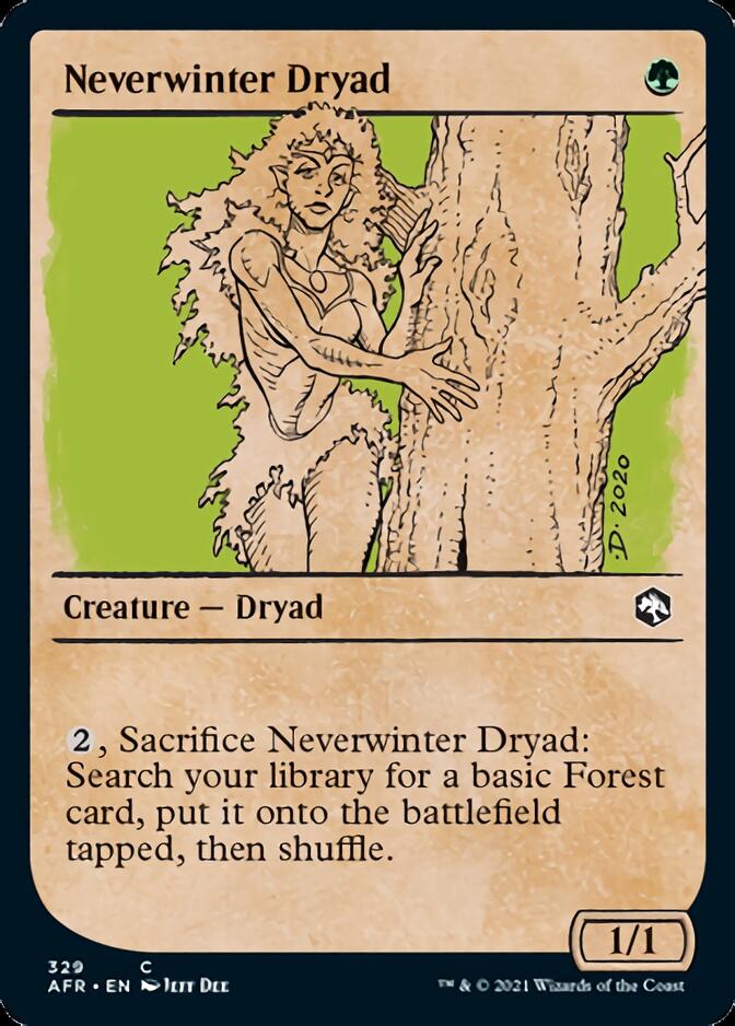Neverwinter Dryad (Showcase) [Dungeons & Dragons: Adventures in the Forgotten Realms] | Jomio and Rueliete's Cards and Comics