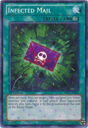 Infected Mail [BP01-EN085] Starfoil Rare | Jomio and Rueliete's Cards and Comics