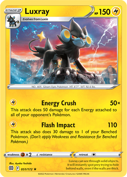 Luxray (051/172) [Sword & Shield: Brilliant Stars] | Jomio and Rueliete's Cards and Comics