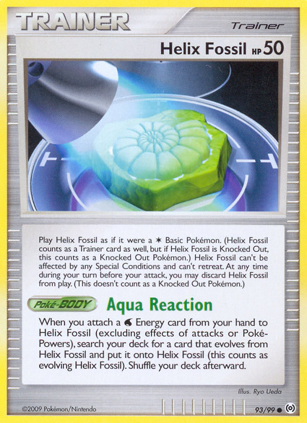 Helix Fossil (93/99) [Platinum: Arceus] | Jomio and Rueliete's Cards and Comics