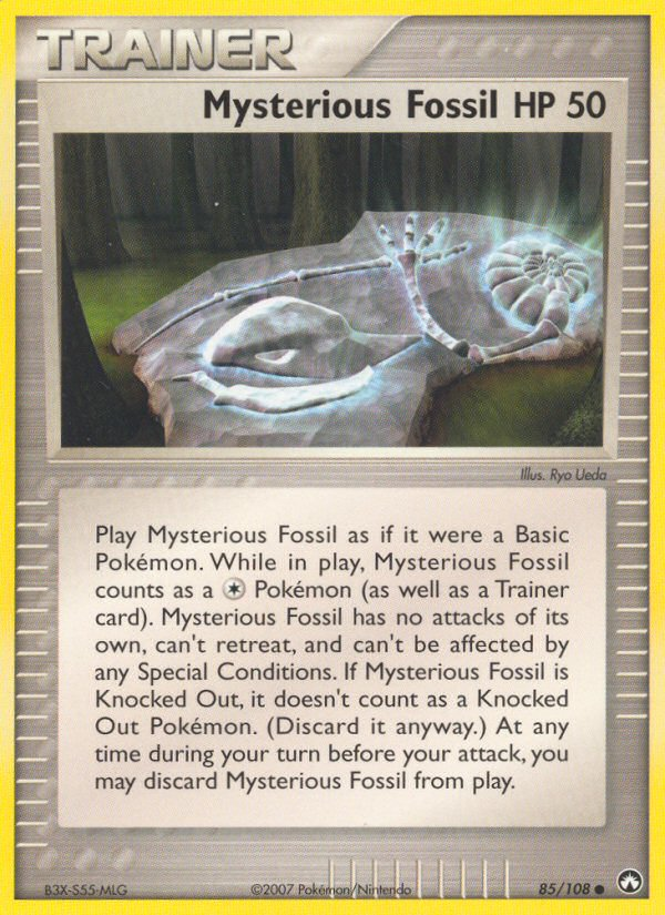 Mysterious Fossil (85/108) [EX: Power Keepers] | Jomio and Rueliete's Cards and Comics