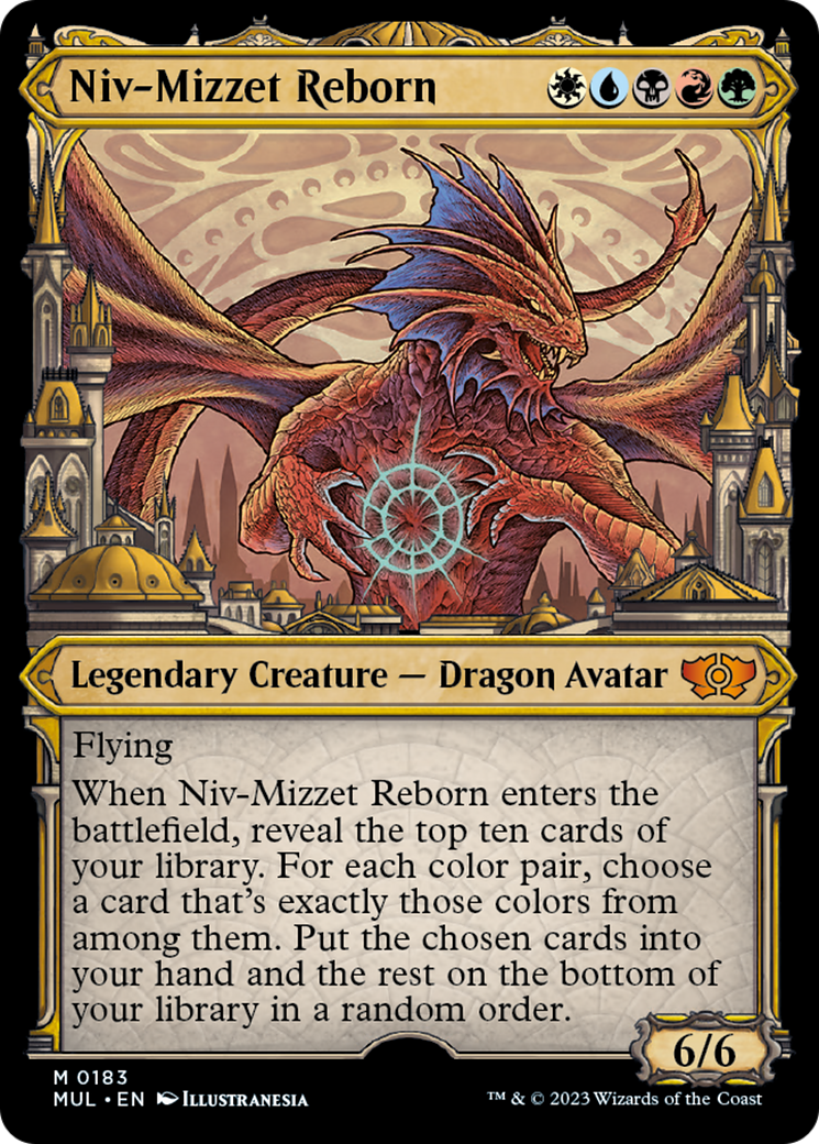 Niv-Mizzet Reborn (Halo Foil) [Multiverse Legends] | Jomio and Rueliete's Cards and Comics