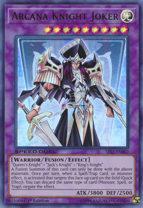 Arcana Knight Joker [SBLS-EN007] Ultra Rare | Jomio and Rueliete's Cards and Comics