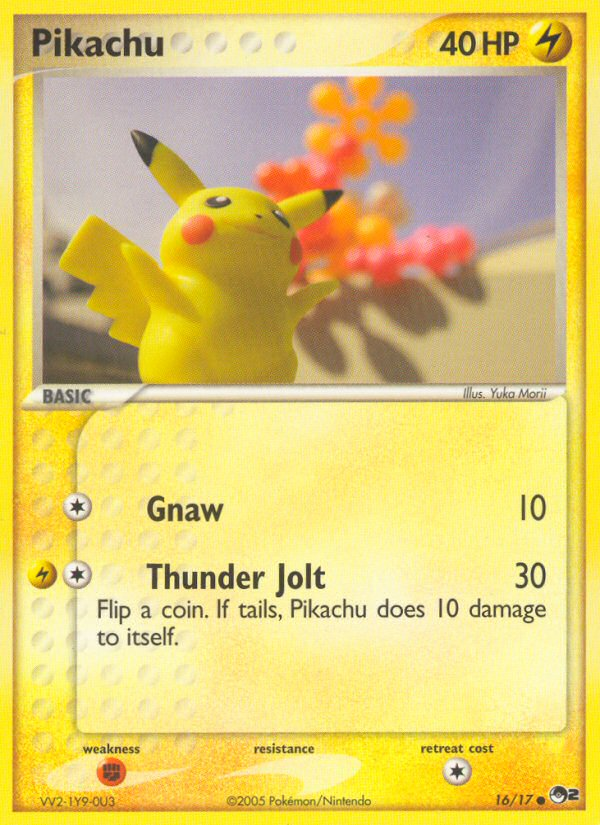Pikachu (16/17) [POP Series 2] | Jomio and Rueliete's Cards and Comics