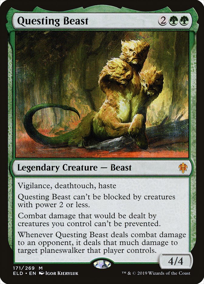 Questing Beast [Throne of Eldraine] | Jomio and Rueliete's Cards and Comics