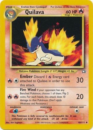 Quilava (46/111) [Neo Genesis Unlimited] | Jomio and Rueliete's Cards and Comics