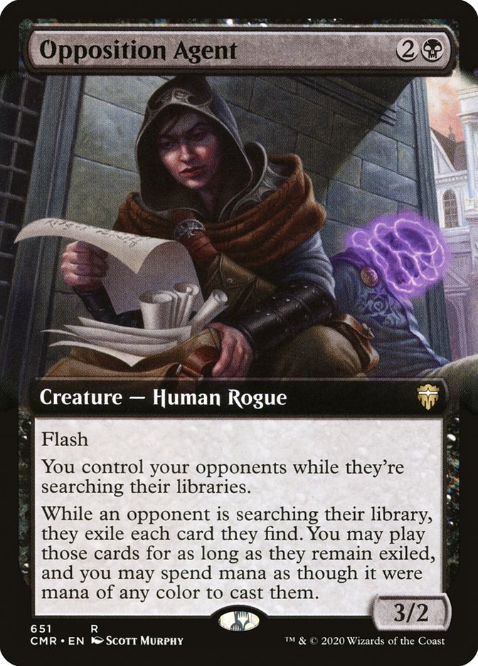 Opposition Agent (Extended Art) [Commander Legends] | Jomio and Rueliete's Cards and Comics
