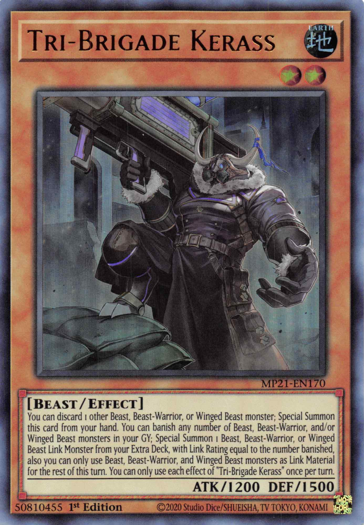 Tri-Brigade Kerass [MP21-EN170] Ultra Rare | Jomio and Rueliete's Cards and Comics