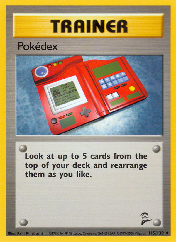 Pokedex (115/130) [Base Set 2] | Jomio and Rueliete's Cards and Comics