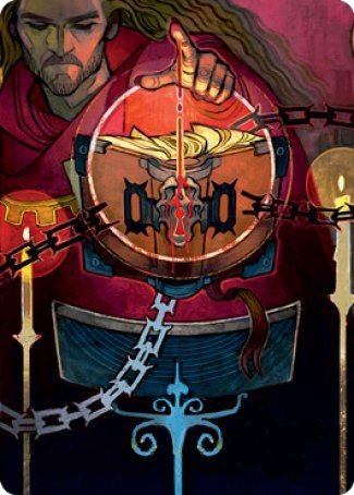 Sign in Blood Art Card [Strixhaven: School of Mages Art Series] | Jomio and Rueliete's Cards and Comics
