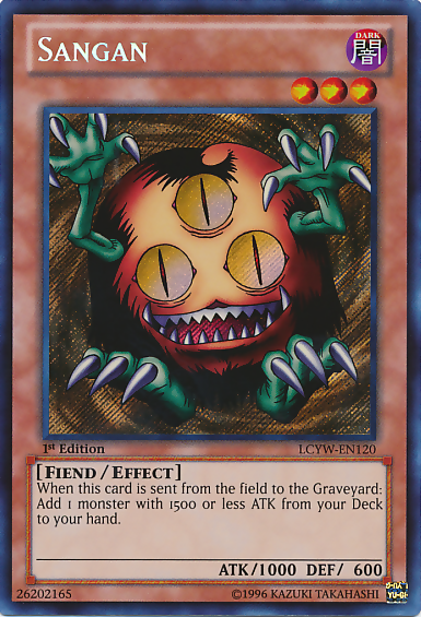 Sangan [LCYW-EN120] Secret Rare | Jomio and Rueliete's Cards and Comics