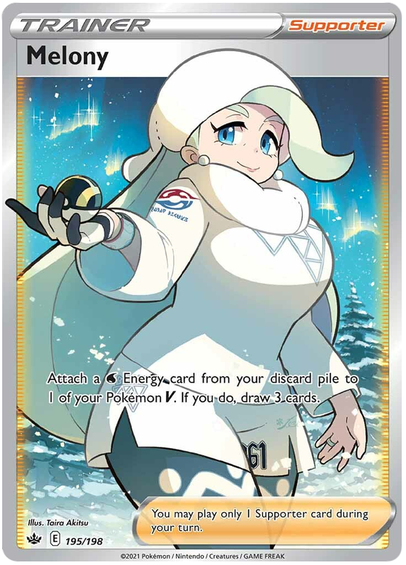 Melony (195/198) [Sword & Shield: Chilling Reign] | Jomio and Rueliete's Cards and Comics
