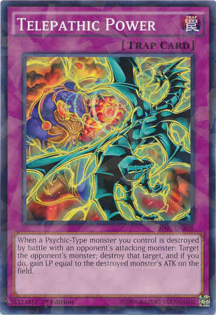 Telepathic Power (Shatterfoil) [BP03-EN208] Common | Jomio and Rueliete's Cards and Comics