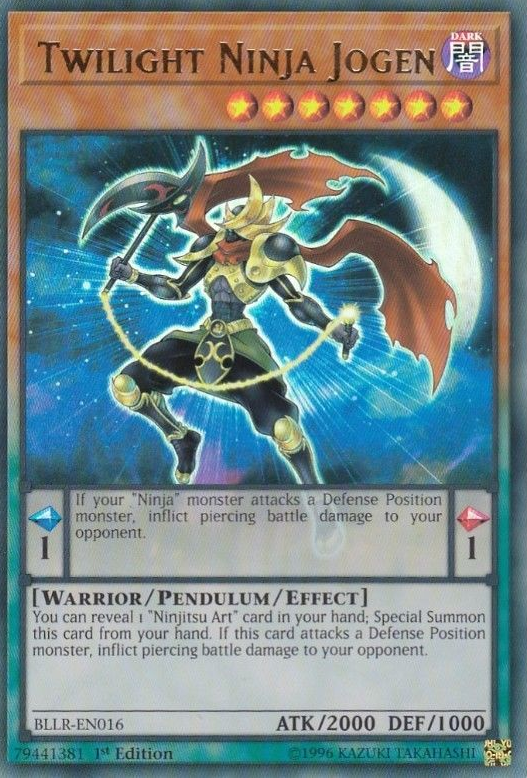 Twilight Ninja Jogen [BLLR-EN016] Ultra Rare | Jomio and Rueliete's Cards and Comics