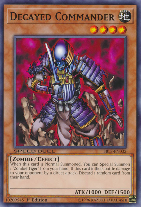 Decayed Commander [SBLS-EN032] Common | Jomio and Rueliete's Cards and Comics