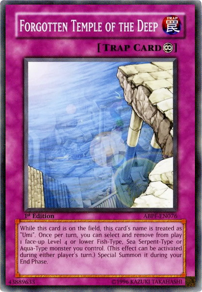 Forgotten Temple of the Deep [ABPF-EN076] Common | Jomio and Rueliete's Cards and Comics