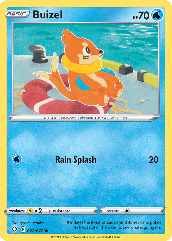 Buizel (022/072) [Sword & Shield: Shining Fates] | Jomio and Rueliete's Cards and Comics