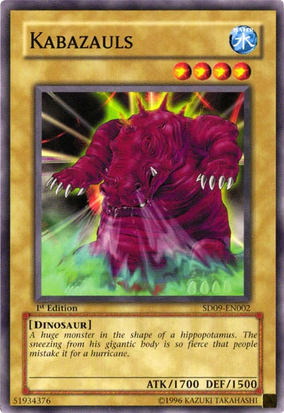 Kabazauls [SD09-EN002] Common | Jomio and Rueliete's Cards and Comics