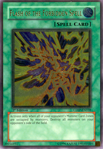 Flash of the Forbidden Spell (UTR) [CDIP-EN038] Ultimate Rare | Jomio and Rueliete's Cards and Comics