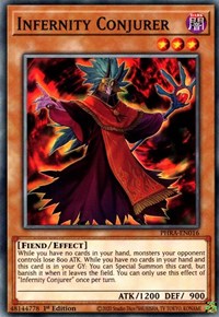 Infernity Conjurer [PHRA-EN016] Common | Jomio and Rueliete's Cards and Comics