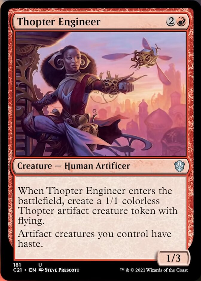 Thopter Engineer [Commander 2021] | Jomio and Rueliete's Cards and Comics