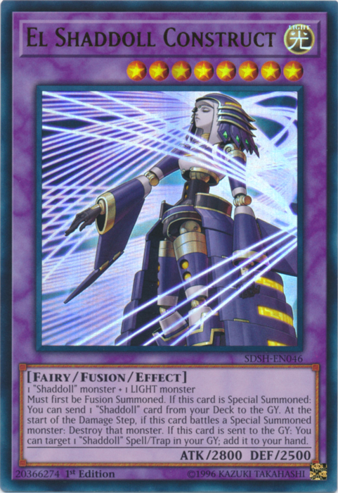El Shaddoll Construct [SDSH-EN046] Ultra Rare | Jomio and Rueliete's Cards and Comics