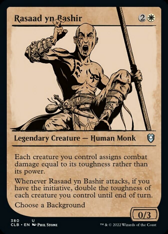 Rasaad yn Bashir (Showcase) [Commander Legends: Battle for Baldur's Gate] | Jomio and Rueliete's Cards and Comics
