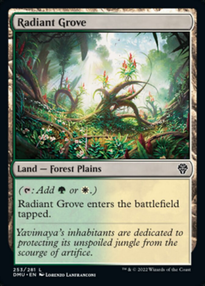 Radiant Grove [Dominaria United] | Jomio and Rueliete's Cards and Comics