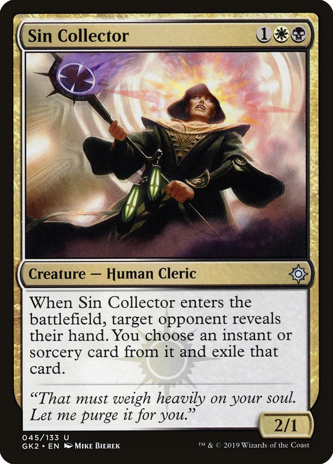 Sin Collector [Ravnica Allegiance Guild Kit] | Jomio and Rueliete's Cards and Comics