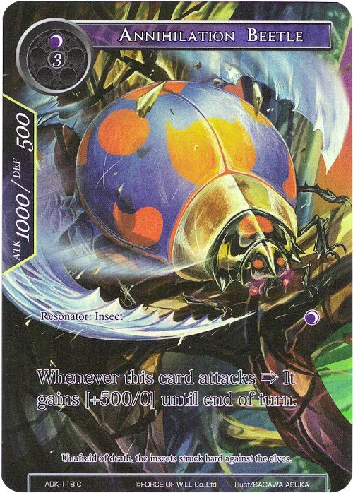 Annihilation Beetle (Full Art) (ADK-118) [Advent of the Demon King] | Jomio and Rueliete's Cards and Comics