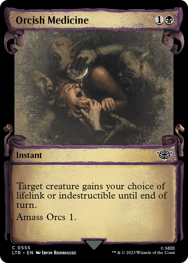 Orcish Medicine [The Lord of the Rings: Tales of Middle-Earth Showcase Scrolls] | Jomio and Rueliete's Cards and Comics