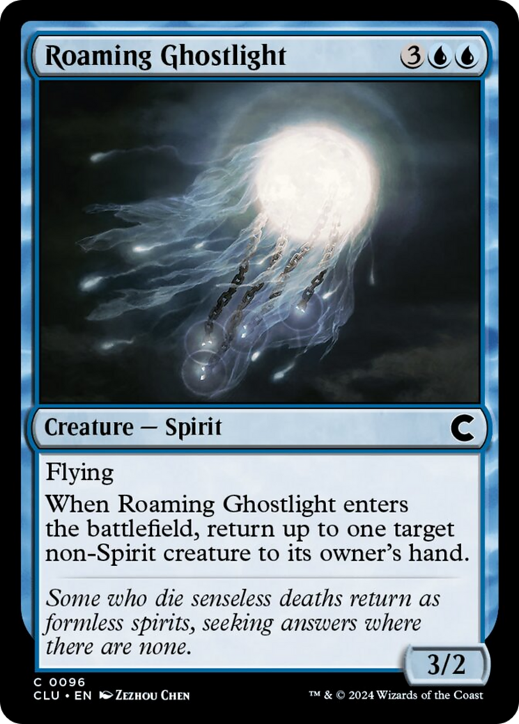 Roaming Ghostlight [Ravnica: Clue Edition] | Jomio and Rueliete's Cards and Comics