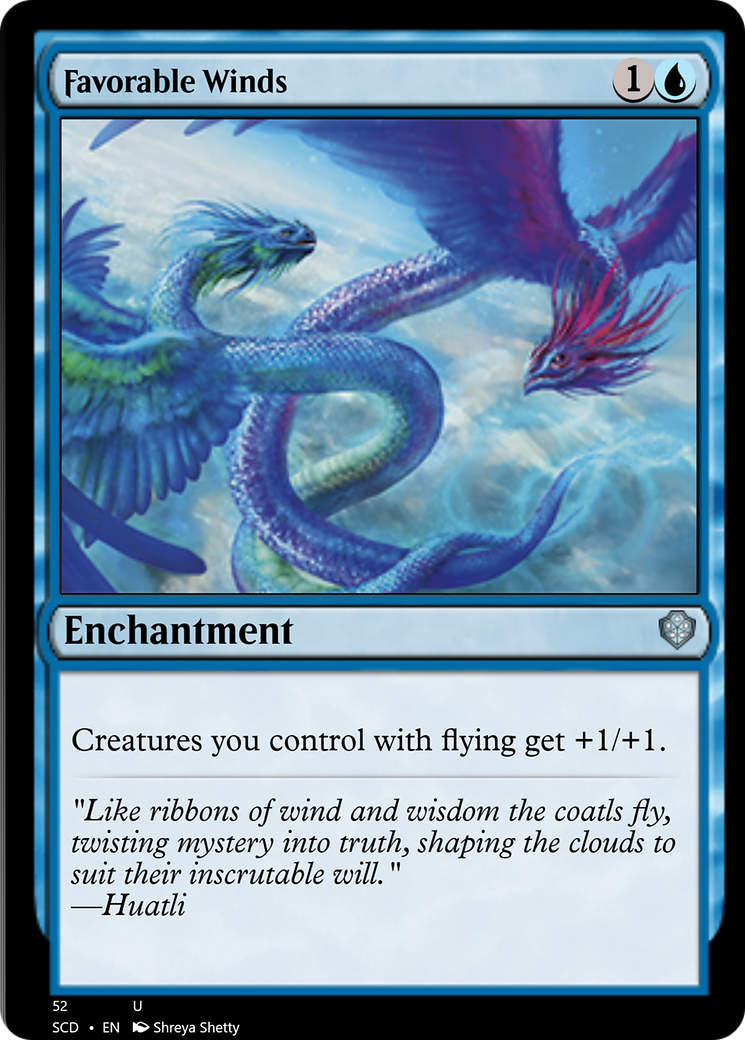 Favorable Winds [Starter Commander Decks] | Jomio and Rueliete's Cards and Comics