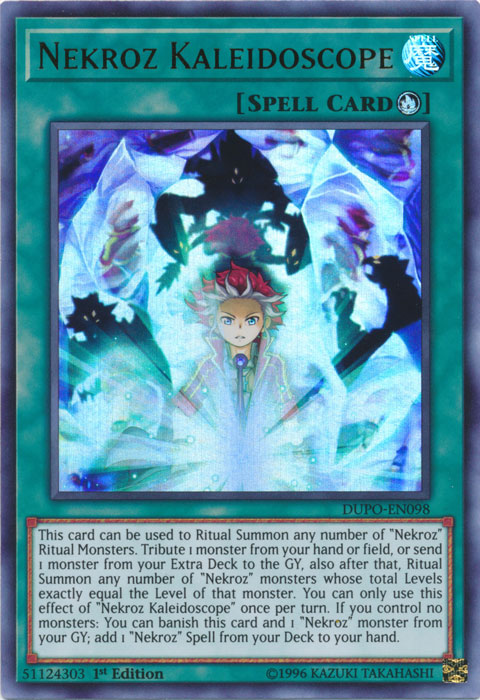Nekroz Kaleidoscope [DUPO-EN098] Ultra Rare | Jomio and Rueliete's Cards and Comics
