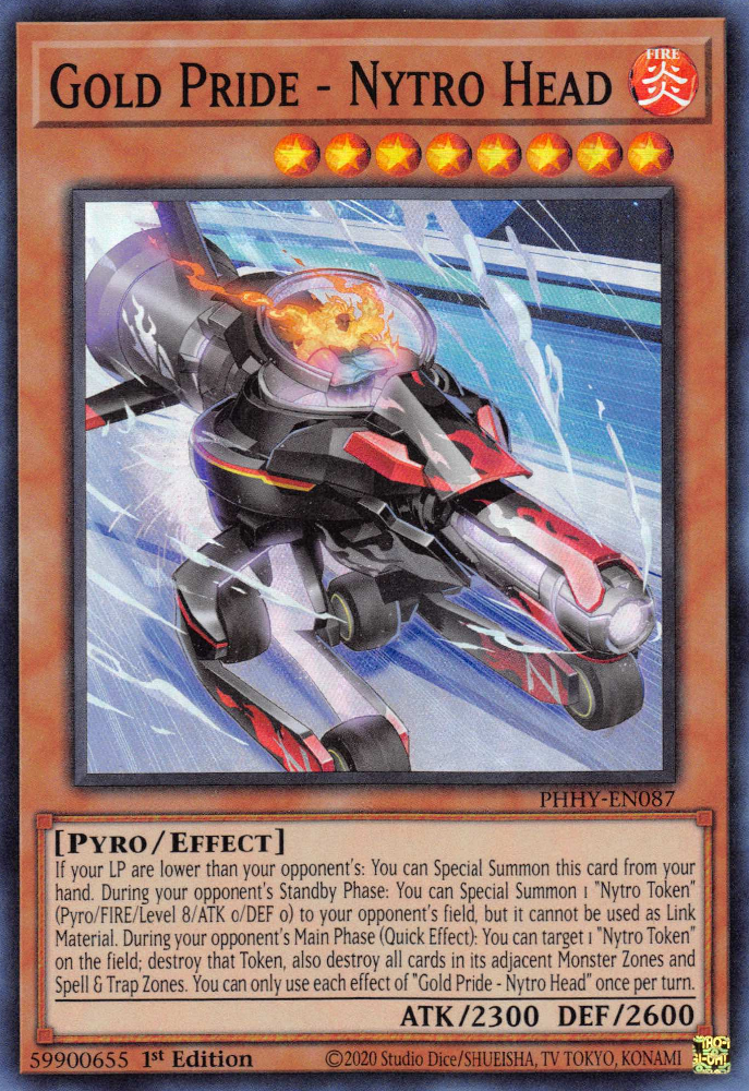 Gold Pride - Nytro Head [PHHY-EN087] Super Rare | Jomio and Rueliete's Cards and Comics