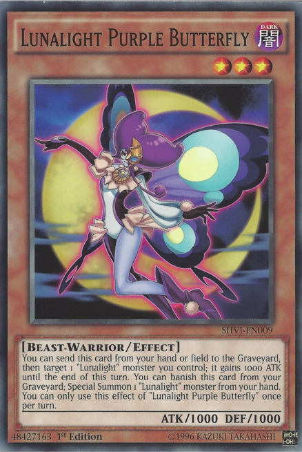 Lunalight Purple Butterfly [SHVI-EN009] Common | Jomio and Rueliete's Cards and Comics