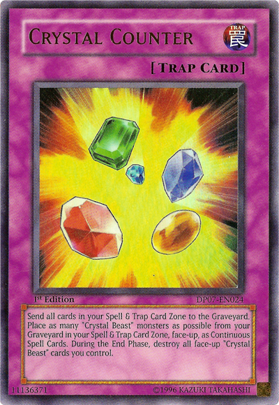 Crystal Counter [DP07-EN024] Ultra Rare | Jomio and Rueliete's Cards and Comics